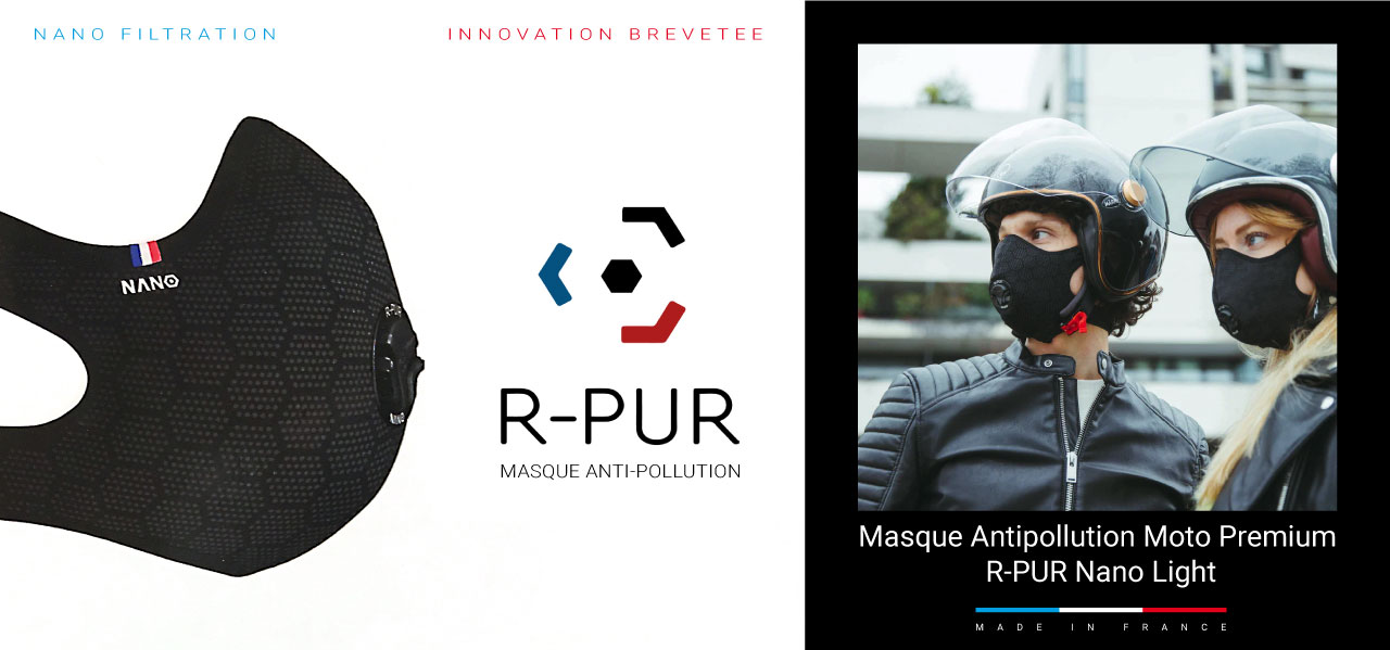Masque anti-pollution moto Frogmask