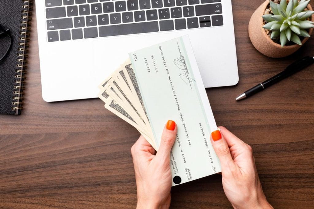 chèque de banque pour achat voiture
