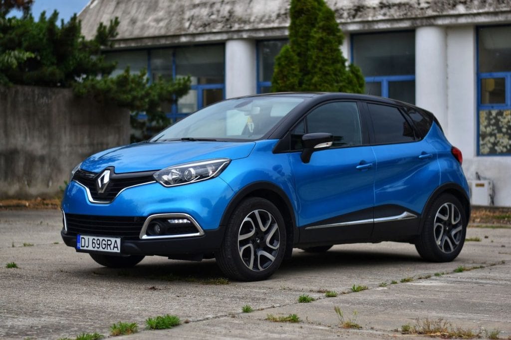 renault capture bleu vert