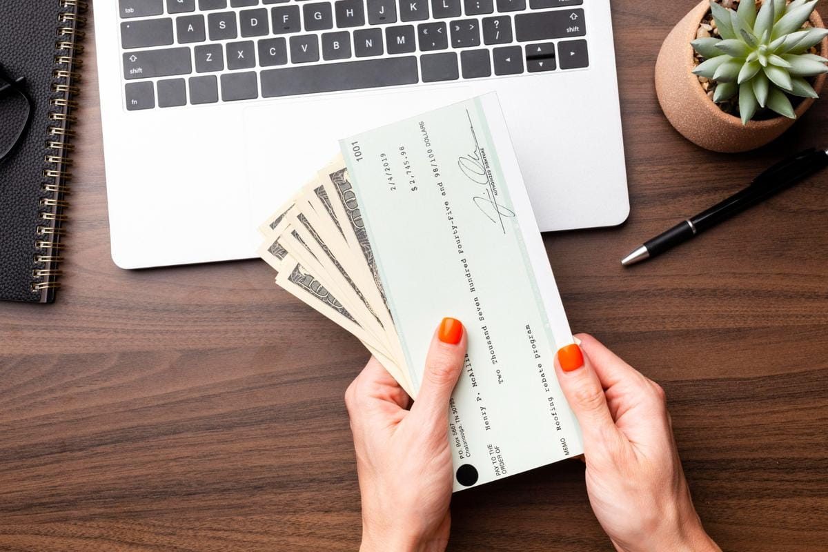 chèque de banque pour achat voiture